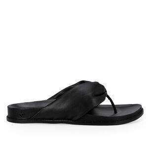 PAPETE PRETO DE COURO PUFFY