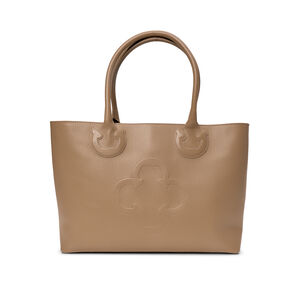 BOLSA SHOPPER VERDE ALBERO DE COURO