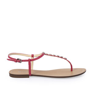 SANDÁLIA RASTEIRA COURO ROSA MAGNOLIA