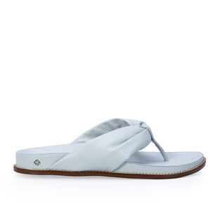 PAPETE AZUL TURMALINA DE COURO PUFFY