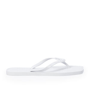 CHINELO DE DEDO BRANCO BICO QUADRADO