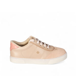 TÊNIS INFANTIL NUDE SEDA DE COURO AMARRAÇÃO