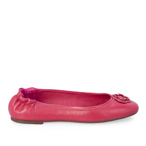 SAPATILHA BAILARINA COURO ROSA