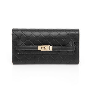 CARTEIRA PRETA SOFT MONOGRAMA