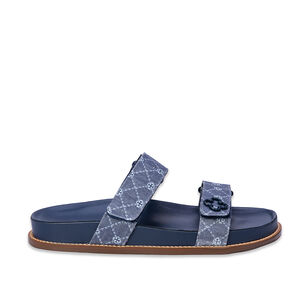 PAPETE JEANS MONOGRAMA COM VELCRO