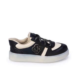 TÊNIS BEBÊ PRETO AMARRAÇÃO