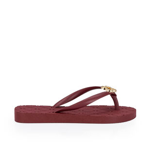 CHINELO DE DEDO INFANTIL VERMELHO INJETADO TREVO