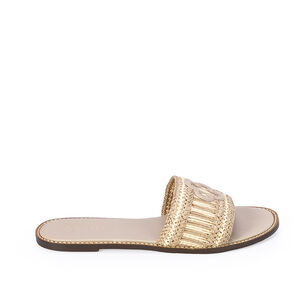 CHINELO TRAMADO NUDE SEDA