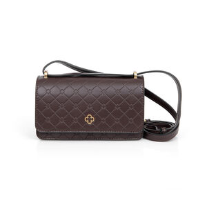 BOLSA PEQUENA MARROM MONOGRAMA SHOULDER BAG