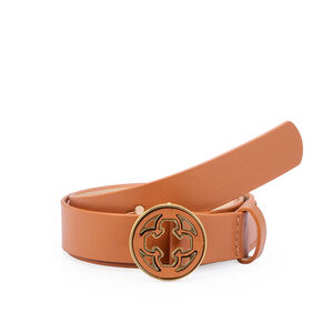 CINTO FEMININO CARAMELO DE COURO