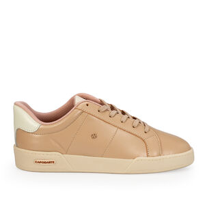 T&Ecirc;NIS FEMININO NUDE SEDA COURO AMARRA&Ccedil;&Atilde;O