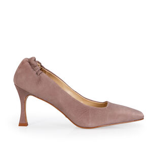 SCARPIN SALTO ALTO ROSE DE COURO