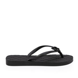 CHINELO DE DEDO INFANTIL MONOGRAMA PRETO