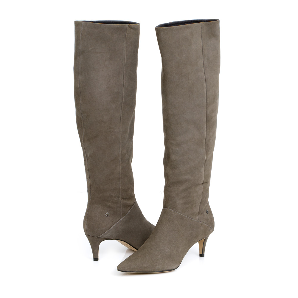 BOTA CANO LONGO CINZA PETRA NOBUCK image number 3