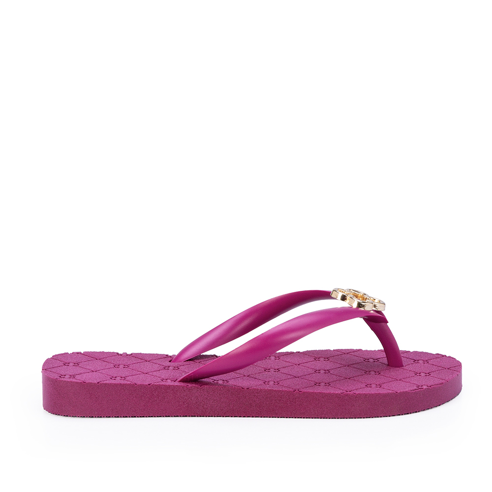 CHINELO DE DEDO INFANTIL ROSA F&Uacute;CSIA INJETADO TREVO image number 0