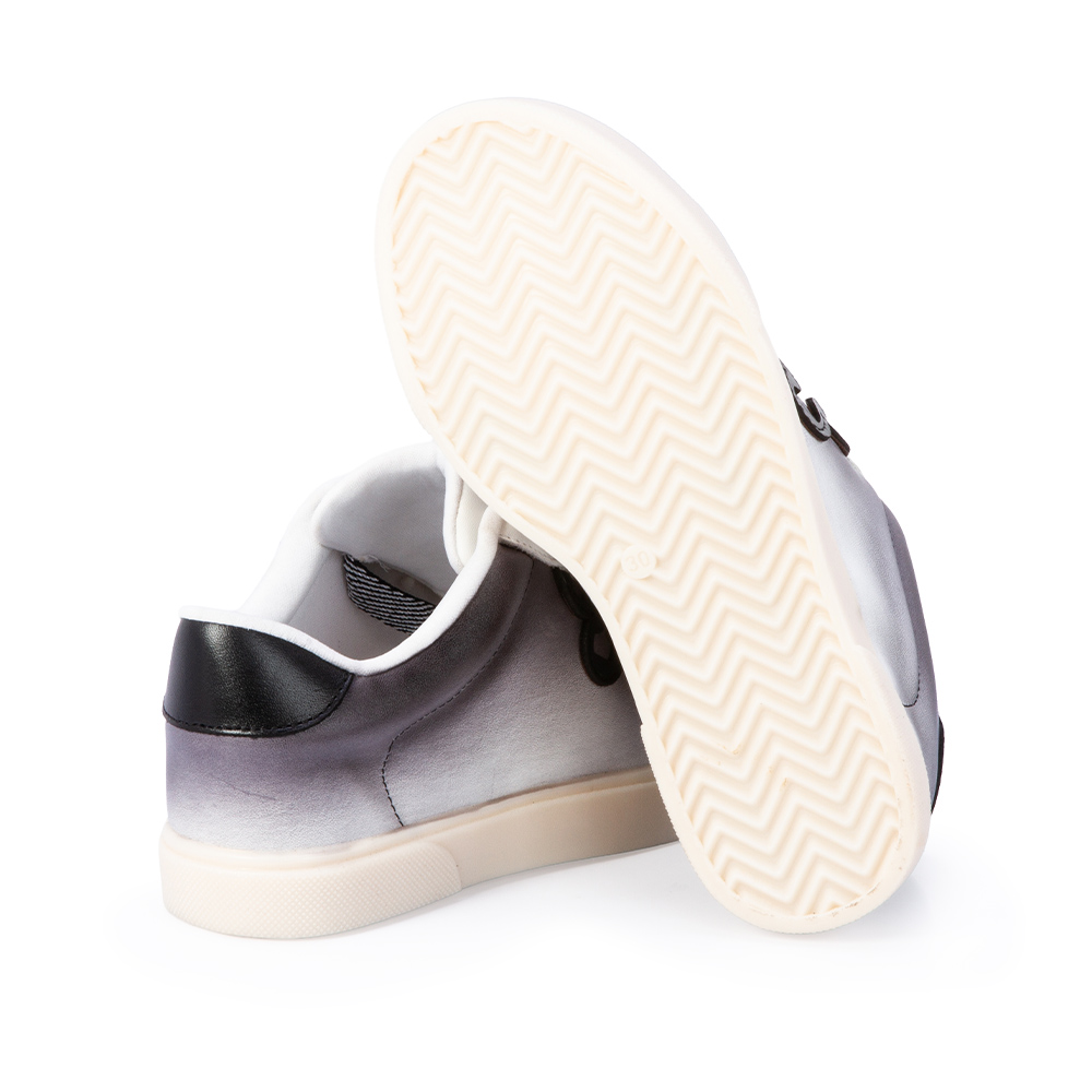 TÊNIS INFANTIL BRANCO E PRETO AMARRAÇÃO image number 3