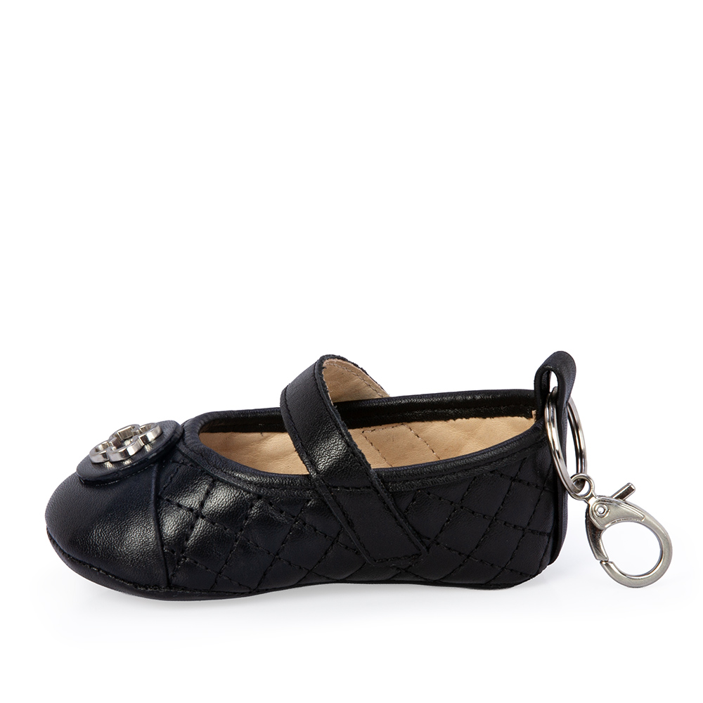 SAPATILHA BEBÊ RN DE COURO PRETA CATHERINE image number 2