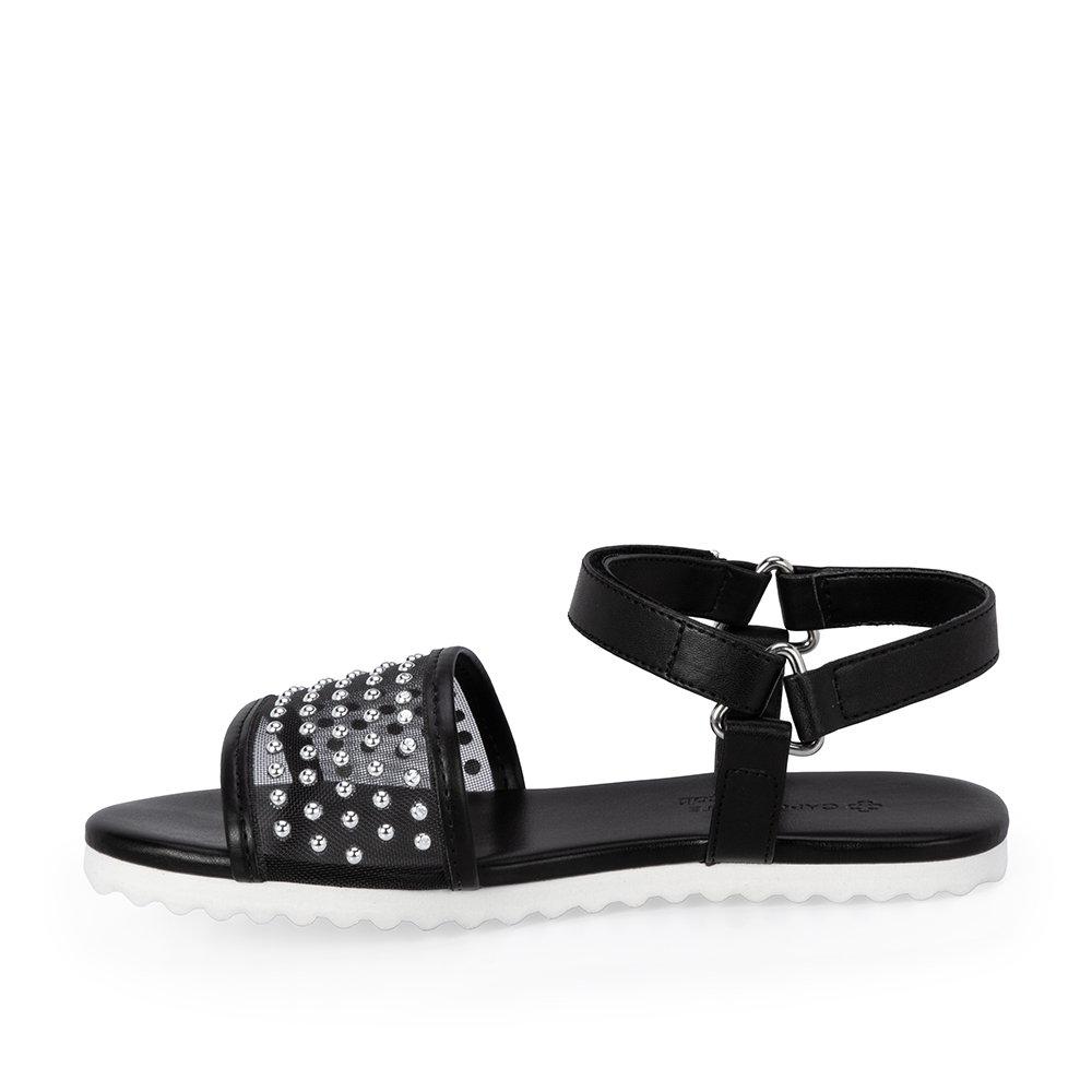 SANDÁLIA INFANTIL PRETA TELA image number 2