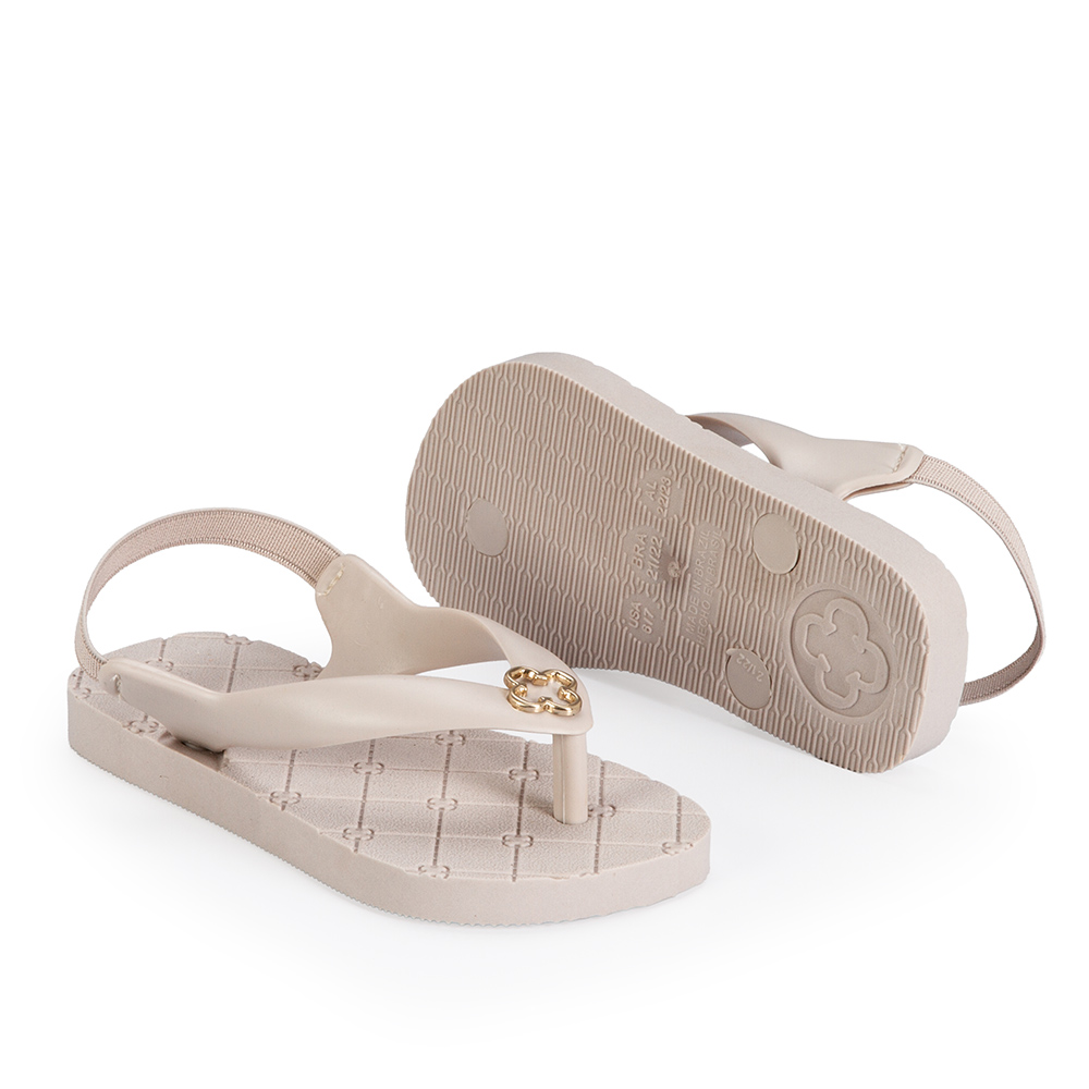 CHINELO BEB&Ecirc; ROSA CLARO COM TIRA EL&Aacute;STICA INJETADO image number 3