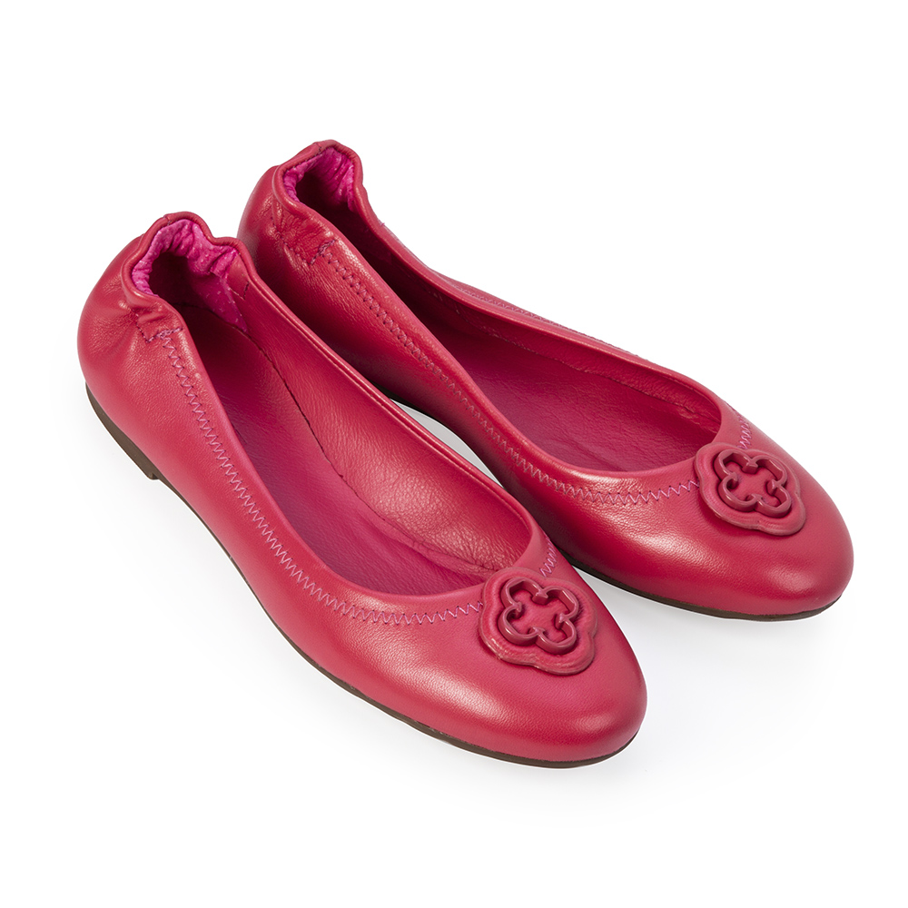 SAPATILHA INFANTIL DE COURO ROSA MAGNÓLIA image number 1