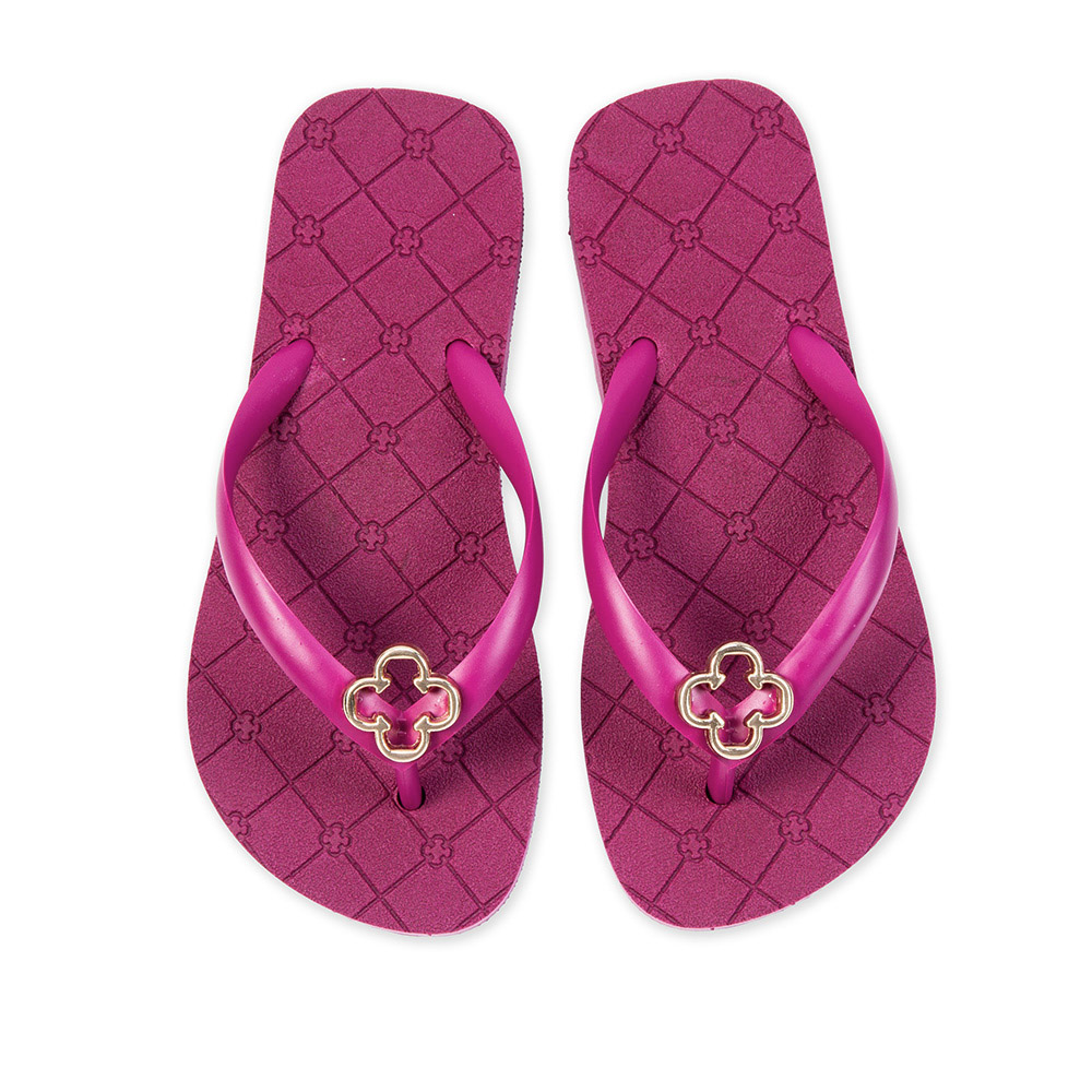 CHINELO DE DEDO INFANTIL ROSA F&Uacute;CSIA INJETADO TREVO image number 4