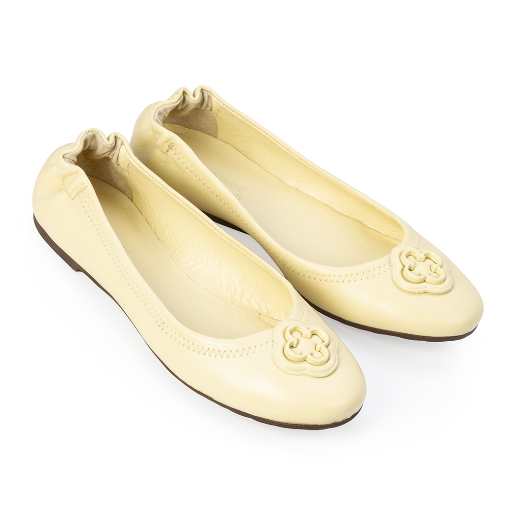 SAPATILHA INFANTIL DE COURO CREME image number 1