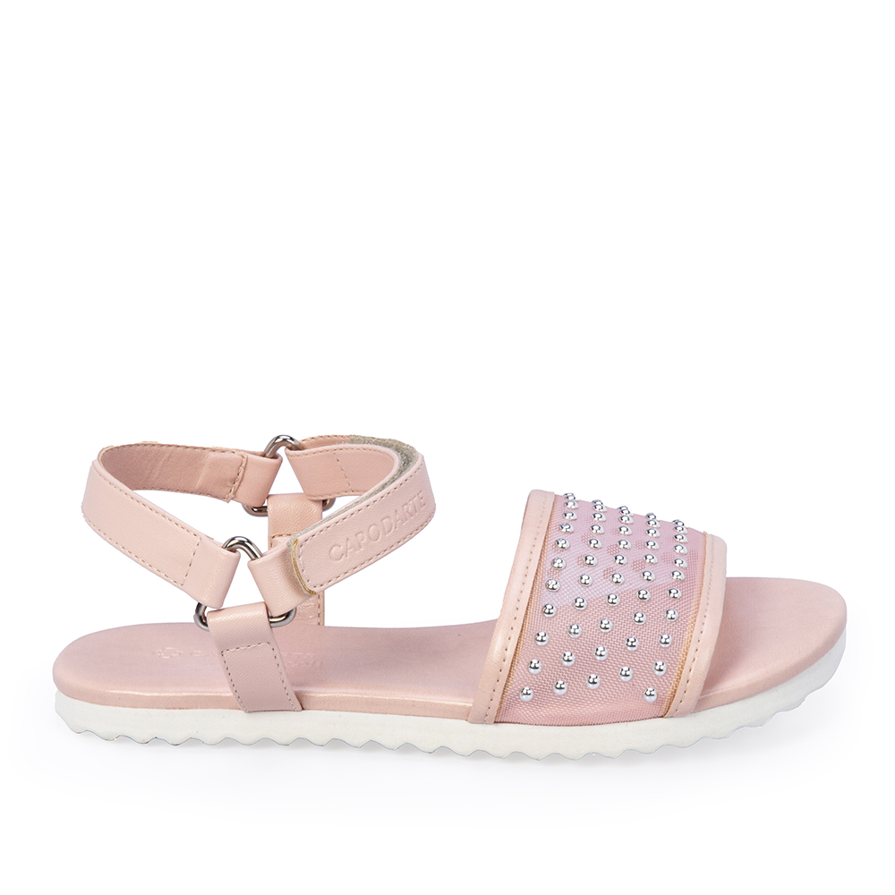 SANDÁLIA INFANTIL ROSA PEÔNIA TELA image number 0