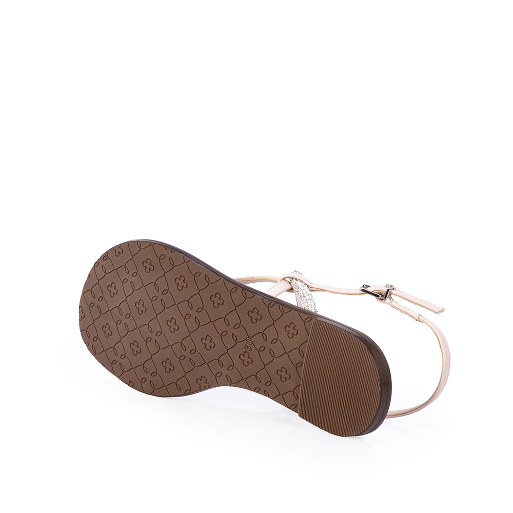 SANDÁLIA INFANTIL COURO ROSA PEÔNIA image number 3