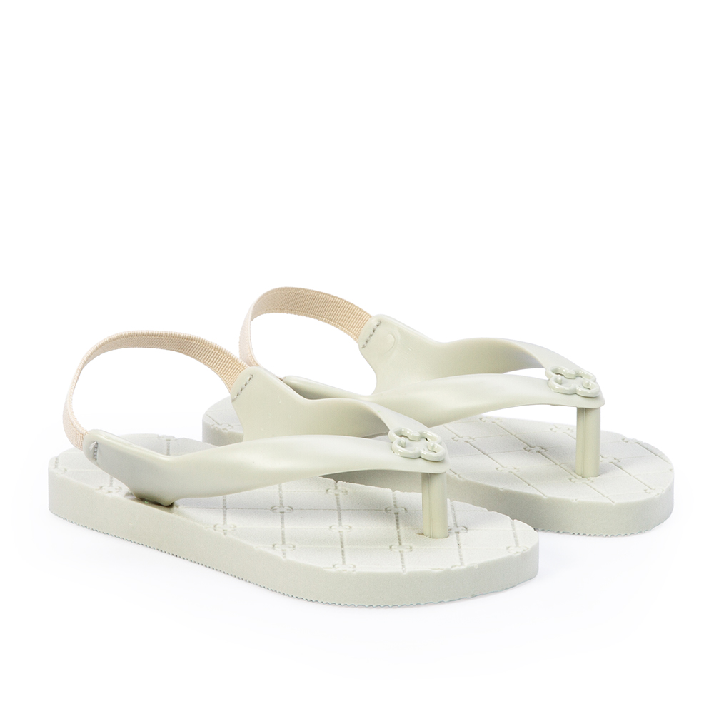 CHINELO DE DEDO BEB&Ecirc; BRANCO DUNA MONOGRAMA image number 1